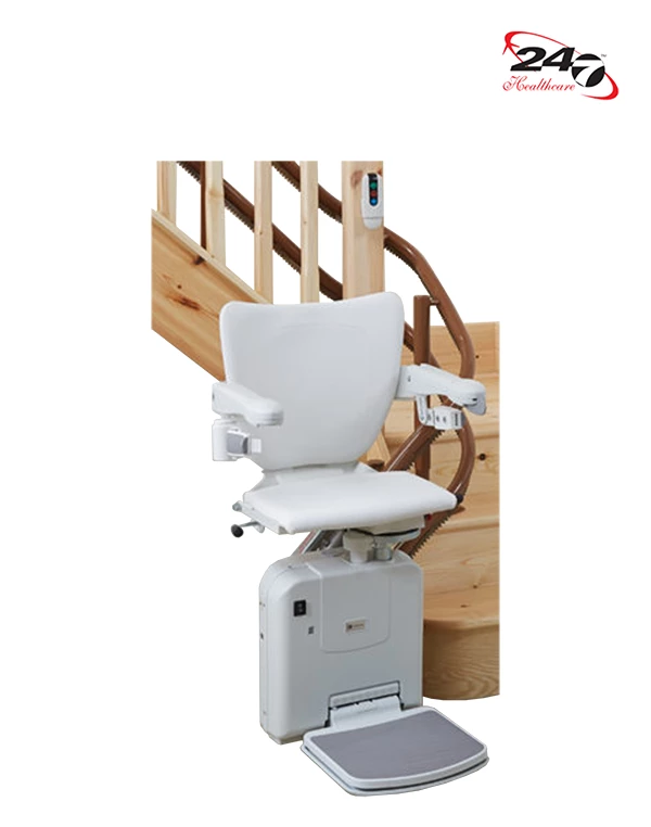 Handicare 2000 Curved Stair Lift white 2
