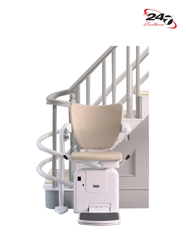 Handicare 2000 Curved Stair Lift white