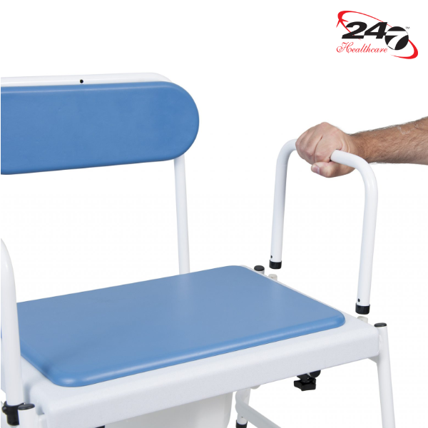 SX220 Super Bariatric Shower commode adjustment