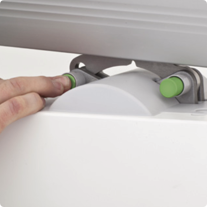 Molift air patient hoist quick release