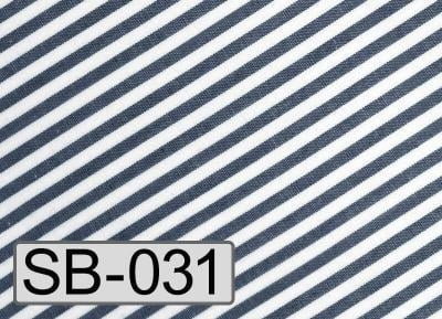 Custom fabric colour - Blue White Stripes