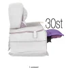 Cura Attollo Bariatric Riser Recliner Lift chair side with leg raiser