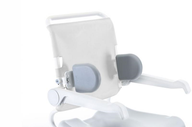 Aquatec Ocean shower commode chair lateral supports