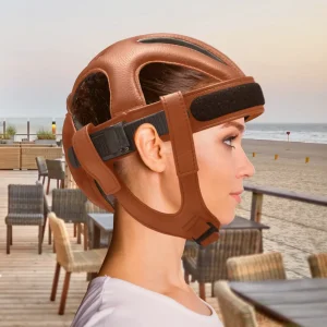Head protection for falls of self-harm