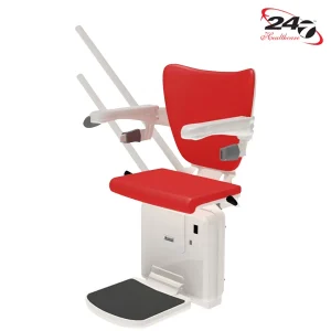 Handicare 2000 Curved Stair Lift profile Red