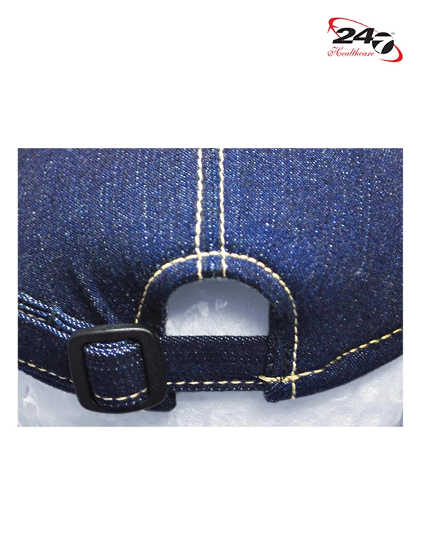 HP-Base Head Protection Hat Fabric blue back view